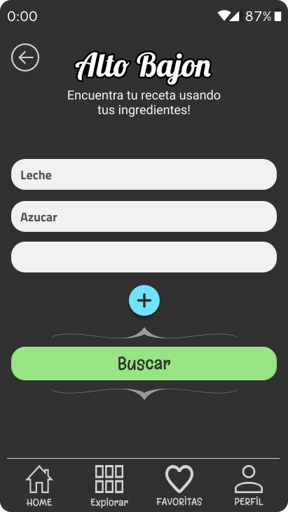 Buscador — Recetas por ingrediente