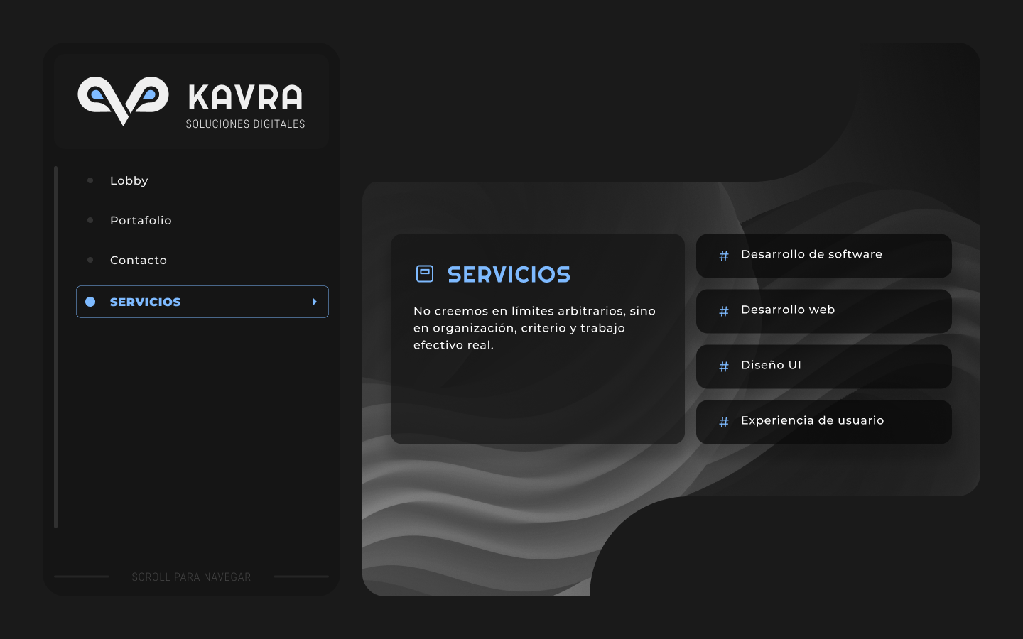 Servicios — 4 capacidades clave