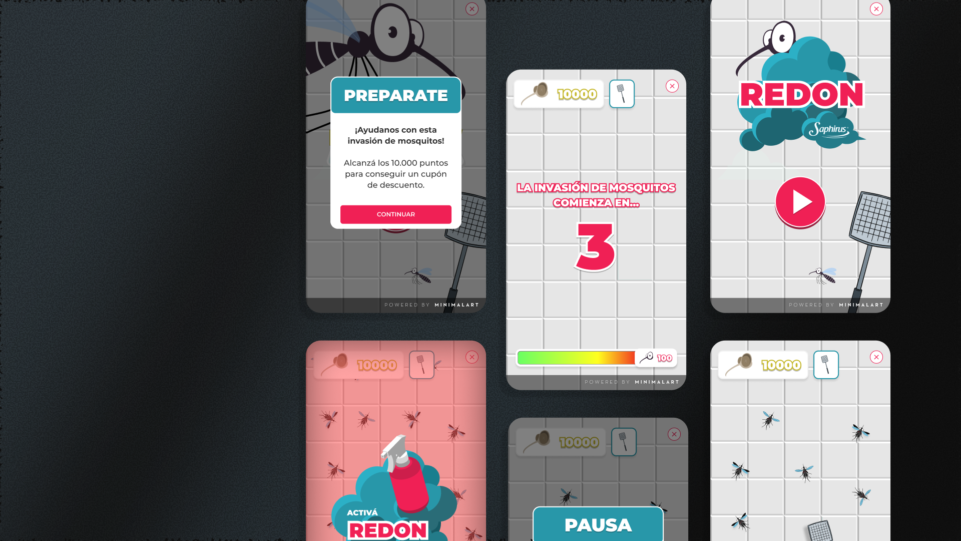 Mockup del proyecto REDON